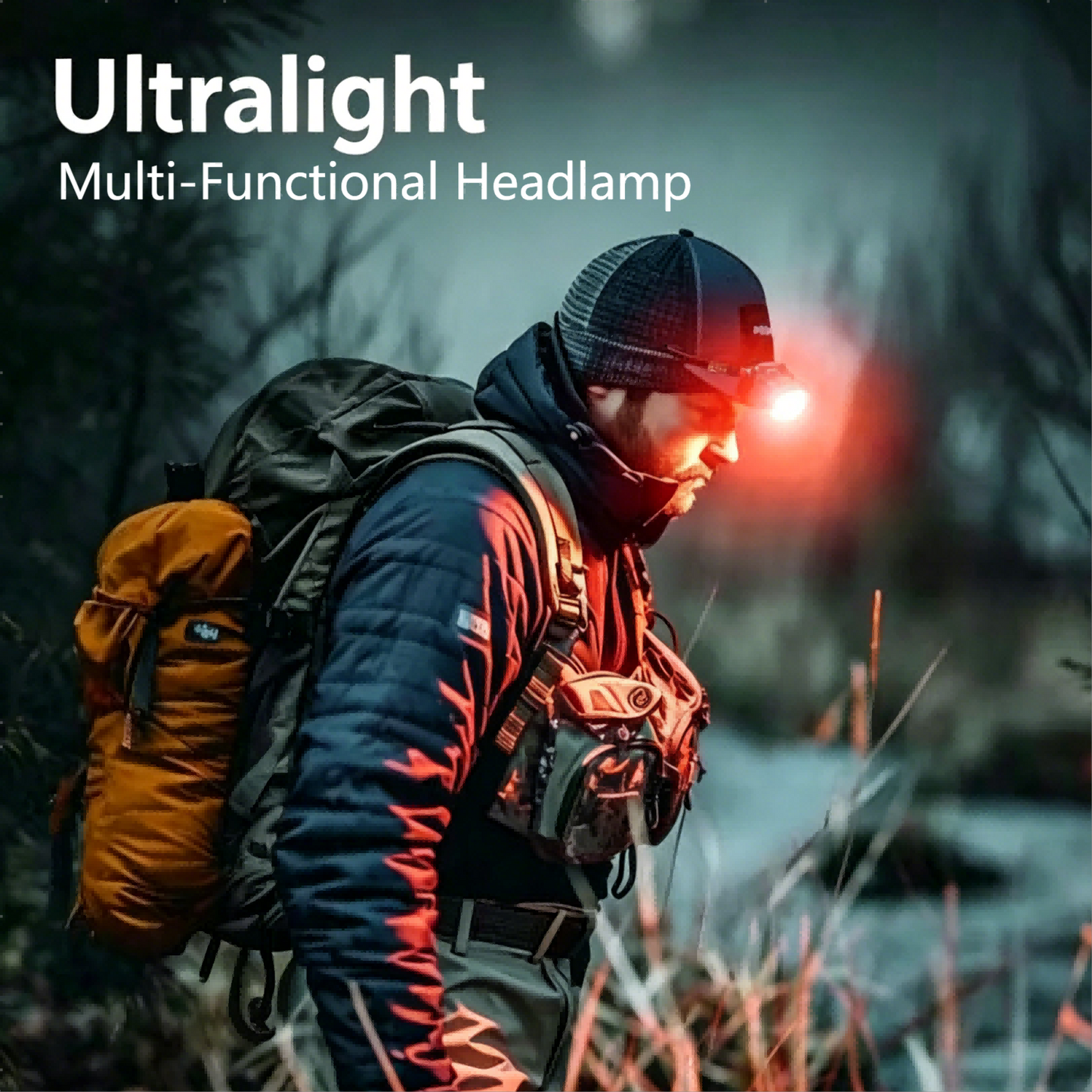 Outmout Ultralight Multi-Functional Headlamp