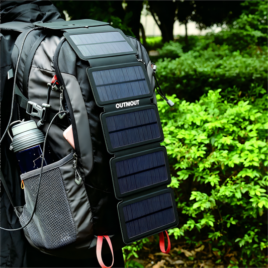 Outmout Portable Solar Panel charger for hiking/ourdoor living
